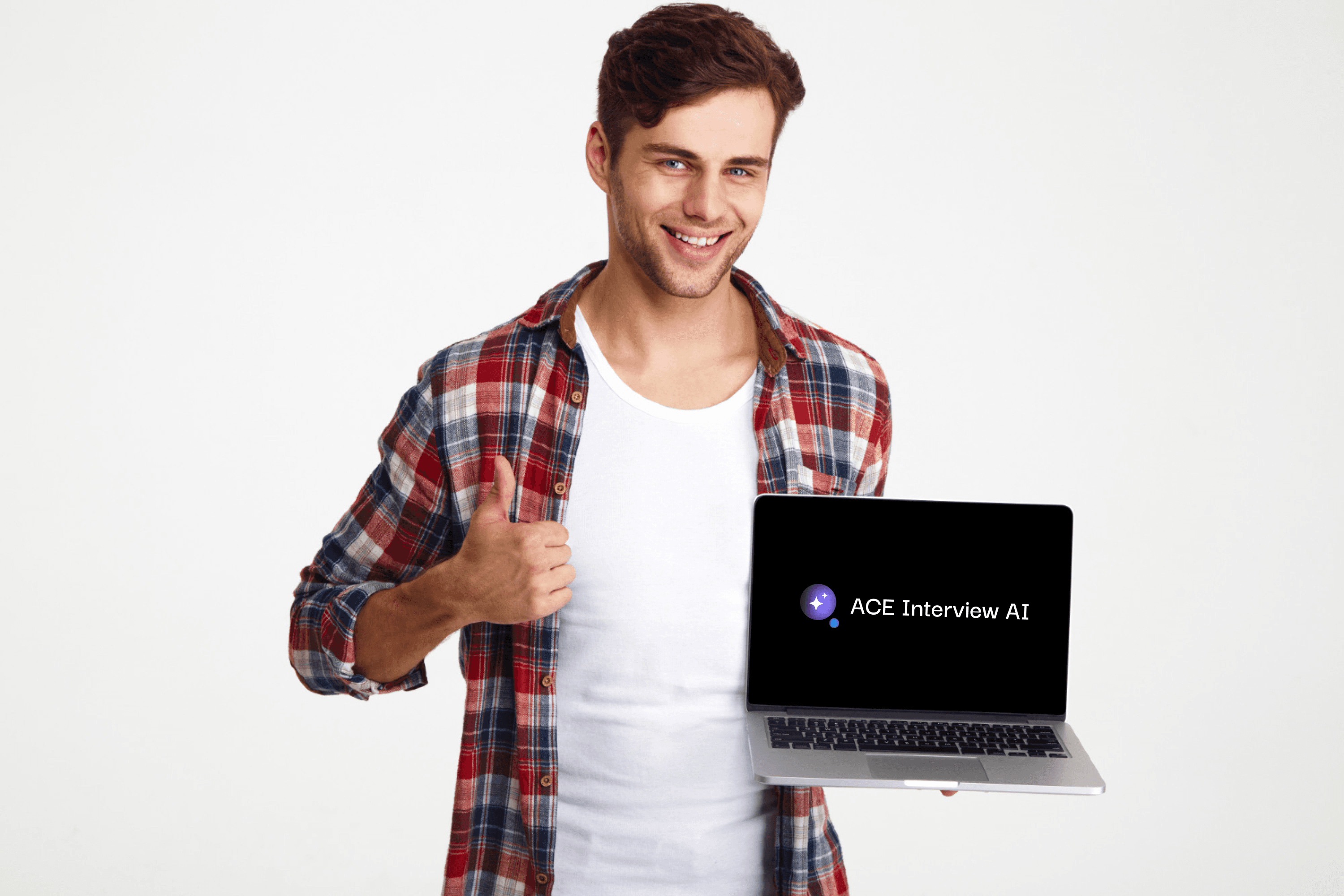 Professional man with laptop